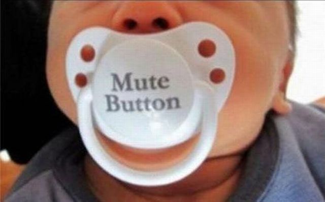 Mute Button | Funny Pictures For Kids Jokes