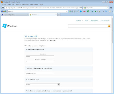 Descarga del fichero ISO de Microsoft Windows 8