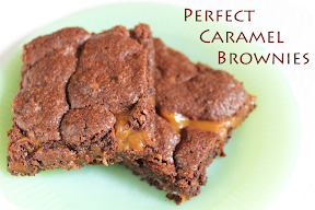 perfect caramel brownies