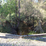 Crossing the small creek