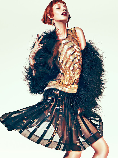 Vogue Germany - January 2012 - Tanzt! Tanzt! - Daga Ziober