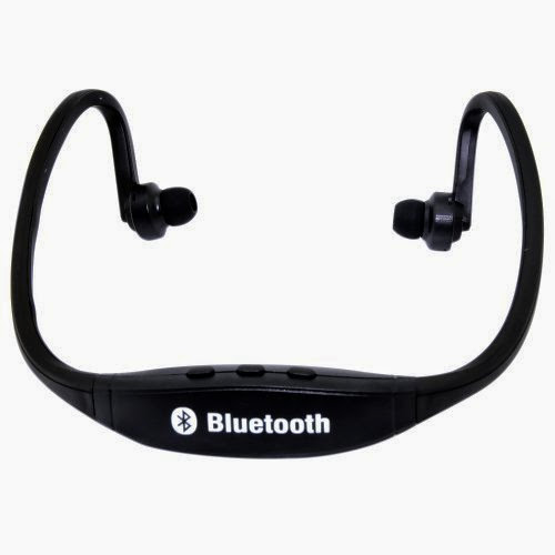  VicTsing Sport Bluetooth stereo Headset for Samsung Galaxy Note 2 S3 i9300 S4 i9500 HTC ONE M7 Black -Hands Free