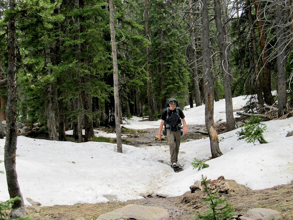 Hiking out