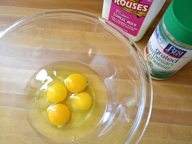 eggs in mixing bowl