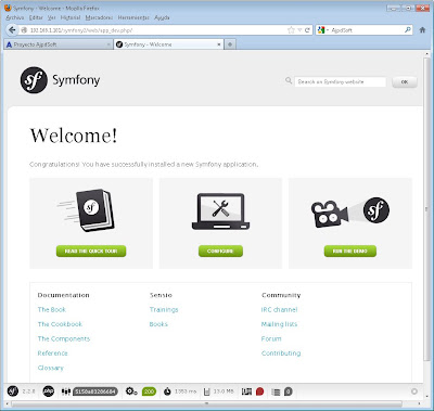 Instalar Symfony 2 con Composer