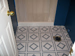 Getting an idea of the color with the tile floor
