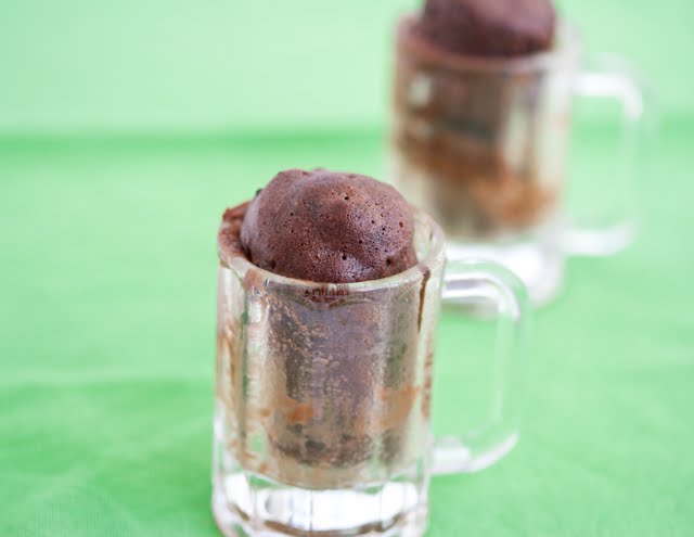 Guinness Chocolate Beer Mug Cakes