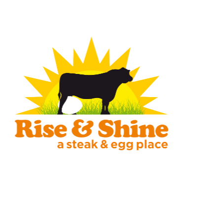 Rise and Shine, A Steak & Egg Place logo