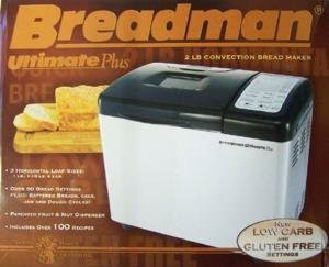  Breadman Ultimate Freedom, Chr Breadmaker