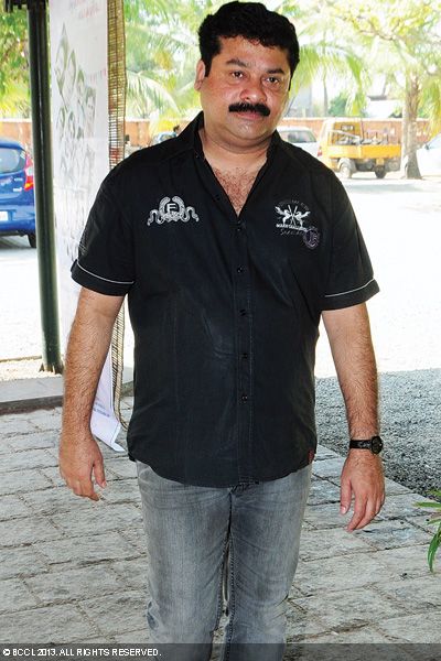 Rajesh arrives to attend the switch on ceremony of Khais Millen's film, 'Celebration', held in Kochi.