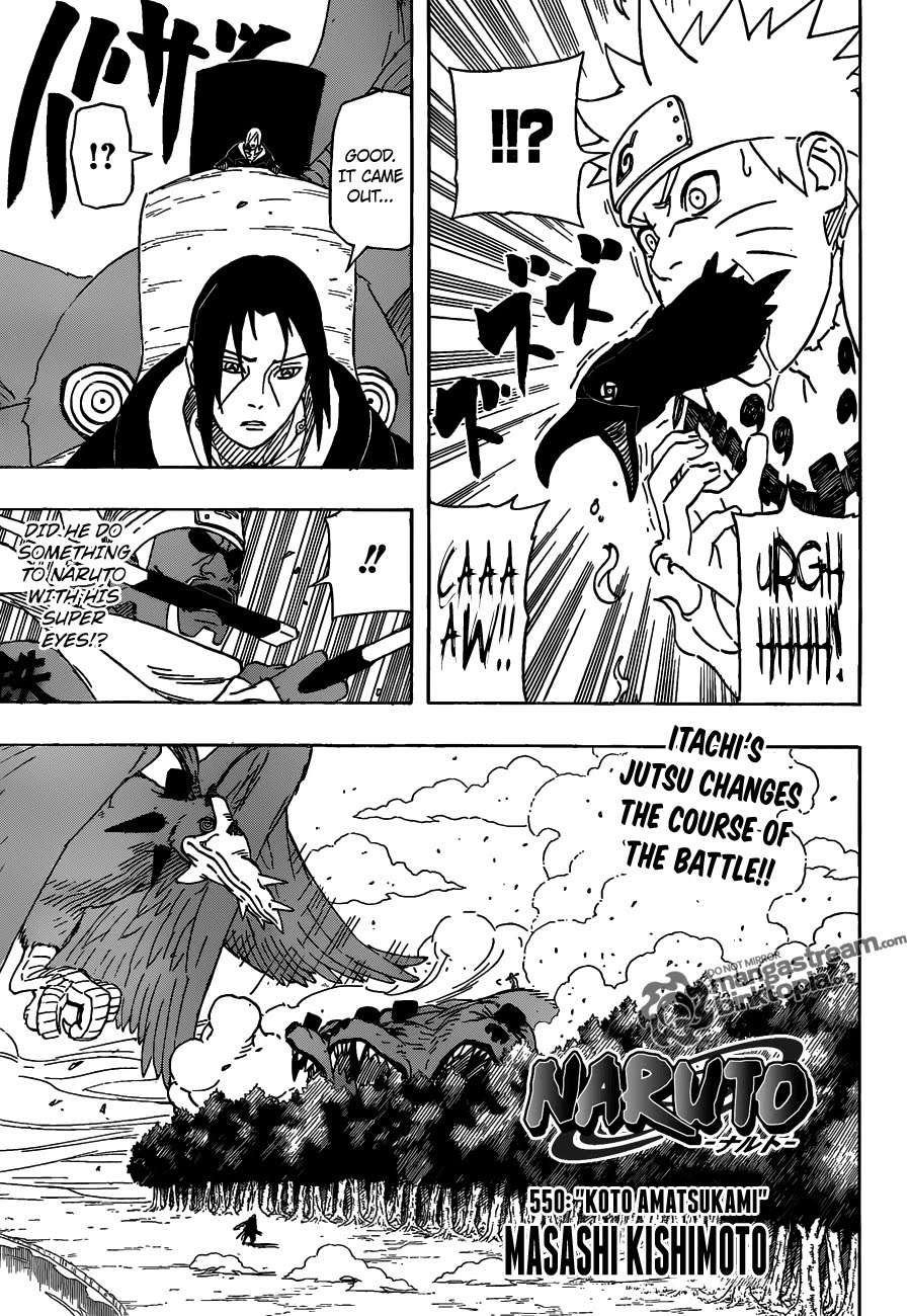 Naruto Shippuden Manga Chapter 550 - Image 01
