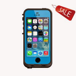 Lifeproof iPhone 5S Fre Case-Cyan/Black - Carrying Case - Retail Packaging - Cyan/Black