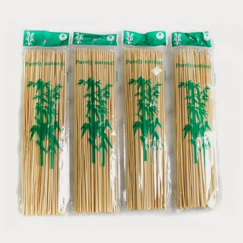  Barbecue Bamboo Stick£¬Shish Kebab Bamboo Stick£¬Disposable Appliance 128G ,set of 3