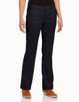 <br />Dickies Women's Wrinkle Resistant Flat Front Twill Pant With Stain Release Finish