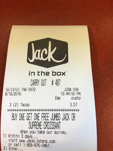 Fast Food Restaurant «Jack in the Box», reviews and photos, 34701 Ardenwood Blvd, Fremont, CA 94555, USA