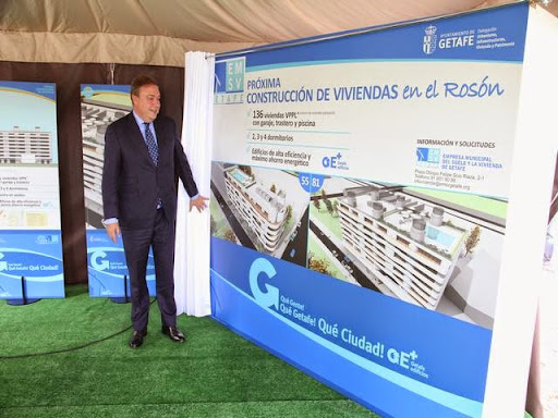 El Ayuntamiento de Getafe construirá 136 nuevas viviendas  públicas de sostenibilidad energética en El Rosón