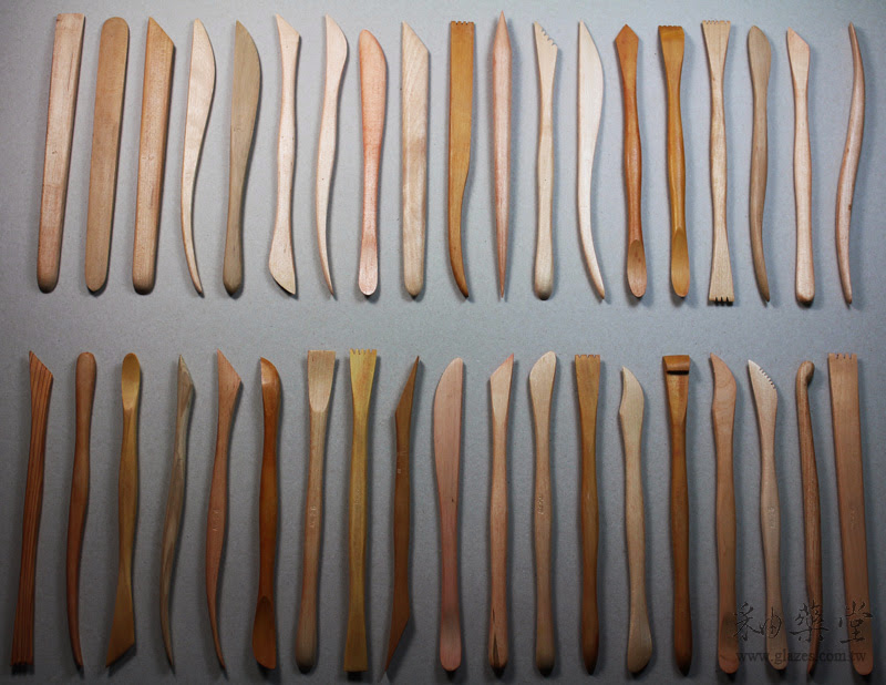 陶藝工具V-00-A-木刀雕塑組38支1套8吋