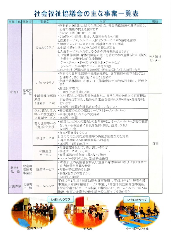 北竜町社協だより『ほほえみ』５４号