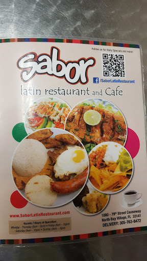 Latin American Restaurant «Sabor Latin Restaurant & Cafe», reviews and photos, 1880 79th Street Causeway, North Bay Village, FL 33141, USA