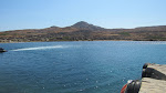 Back at the dock looking back at Mt Cynthus Back at the dock looking back at Mt Cynthus