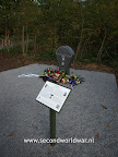 101st Airborne Divisie officier Lt. Col. Robert Cole Monument in Best