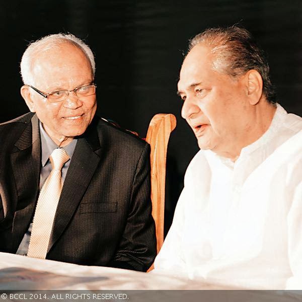 Dr Raghunath Mashelkar and Rahul Bajaj during the Rotary District Conference for District 3131, held in Pune.