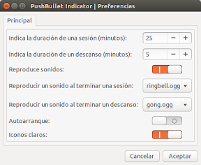 Un indicador para utilizar la técnica Pomodoro en Ubuntu
