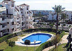 urbanizacion y piscina Alquiler de piso con piscina y terraza en Vera, ALTOS DE NUEVO VERA