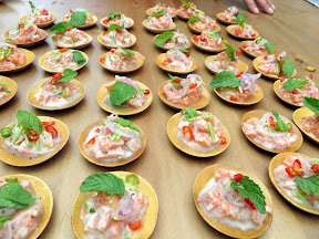 Whole Foods Best Butcher and Fishmonger Event 2013, Bites courtesy of Whole Foods at the Best Butcher Contest and Fishmonger Faceoff during Feast