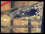 i love cake sign at cafe noriter dumaguete city branch