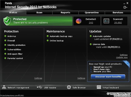 Panda Internet Security or Netbooks