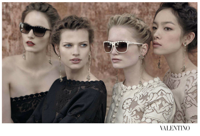 Valentino eyewear, campaña primavera verano 2012