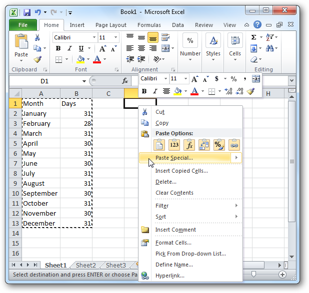 turn columns into rows