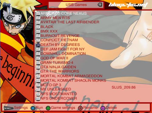 Naruto1 Download Gratis Free Full Lengkap Open PS2 Loader OPL versi 0.8 Terbaru Update PlayStation 2 Keren Bagus Kartun Anime RAR ZIP Cara Trik Tips Mengganti Tema Theme Skin Game