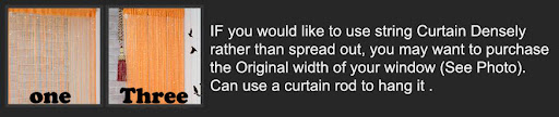 Hot Item String Curtains