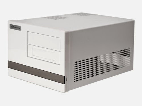  SilverStone Sugo SG02W-F ABS/SECC Steel MicroATX Desktop Computer Case - Retail (White)