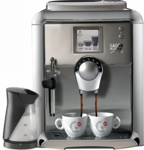 Gaggia Platium Vision 90950 Automatic Espresso Machine with Free Milk Island, Champagne