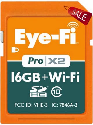 Eye-Fi 16GB Pro X2 SDHC Class 10 Wireless Flash Memory Card Frustration Free Packaging EYE-FI-16PC-FF