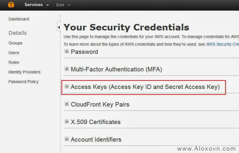 Access Key ID and Secret Access Key Email Amazon SES 02