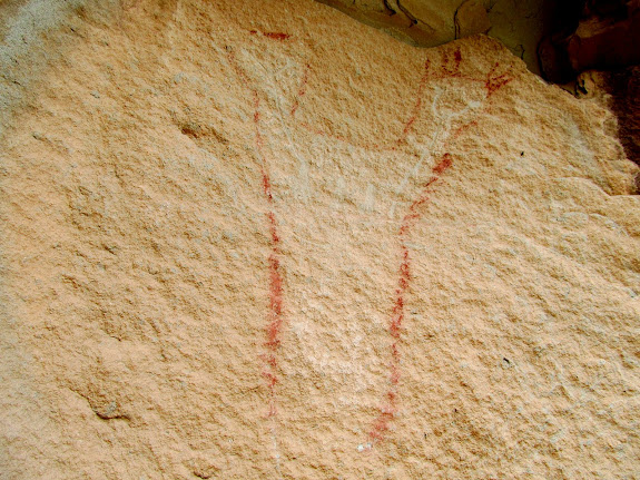 Unusual pictograph near the owl