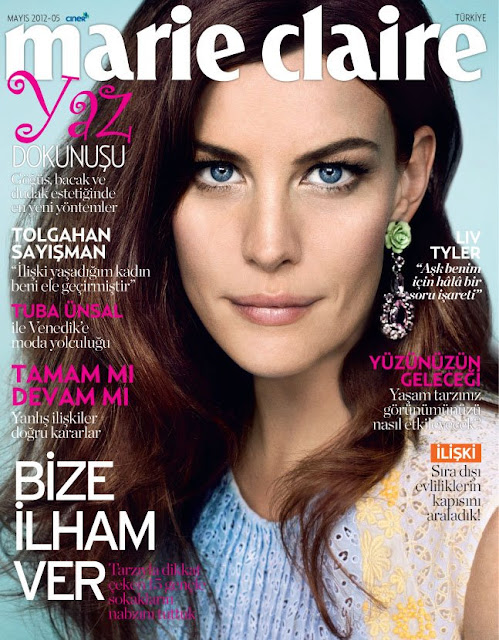 Liv Tyler portada de Marie Claire Turquía (Mayo 2012)