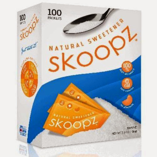  Skoopz 100 Count Natural Sweetener Packets Case Pack 12 Skoopz 100 Count Natural Sweetener Packets