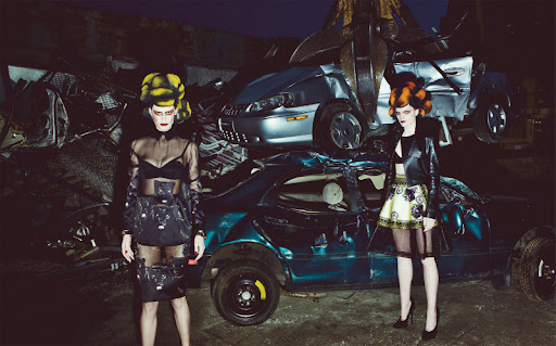 Givenchy, otoño invierno 2011 (editorial moda en Interview)