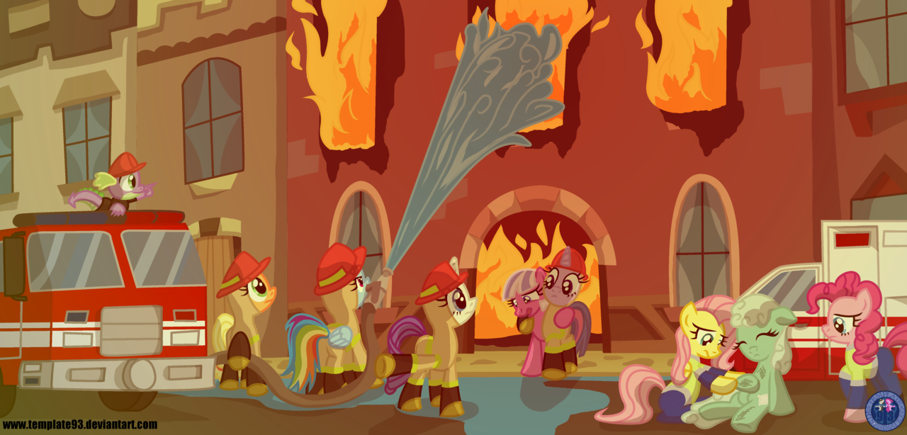 Funny pictures, videos and other media thread! - Page 24 Mane6Firefighters