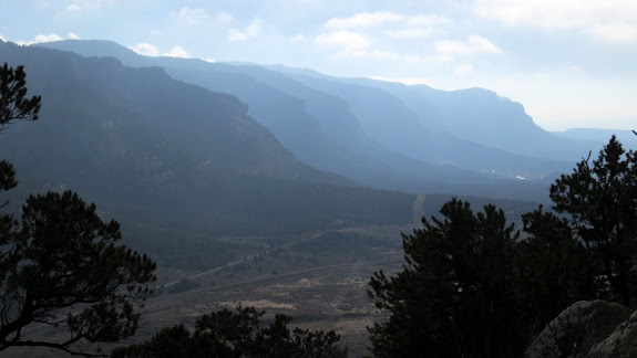 Book Cliffs in the haze