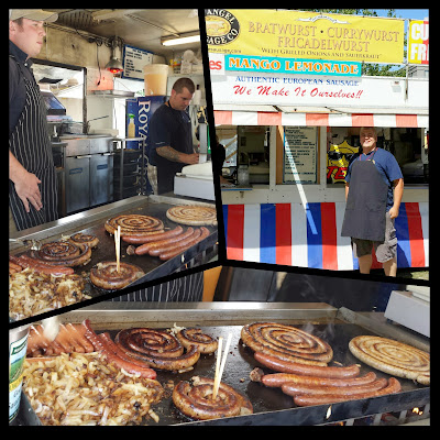 Bite of Oregon 2014, Mt Angel Sausage Co homemade European sausage