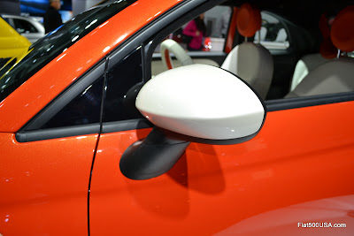 Fiat 500e mirror cap