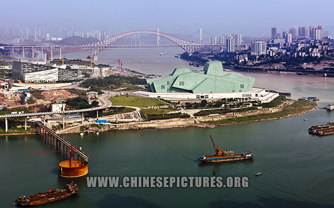 Chongqing City Photo - River Bank