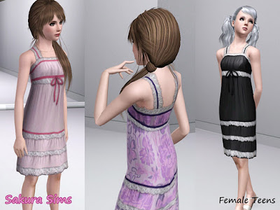 одежда - The Sims 3: Одежда для подростков девушек. - Страница 7 Ft-lsleepw01_02