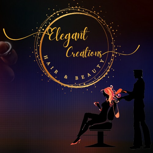 Elegant Creations Unisex Hair Salon logo
